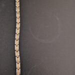 Men’s Stainless Steel Gold PVD Coated Magnetic Bracelet