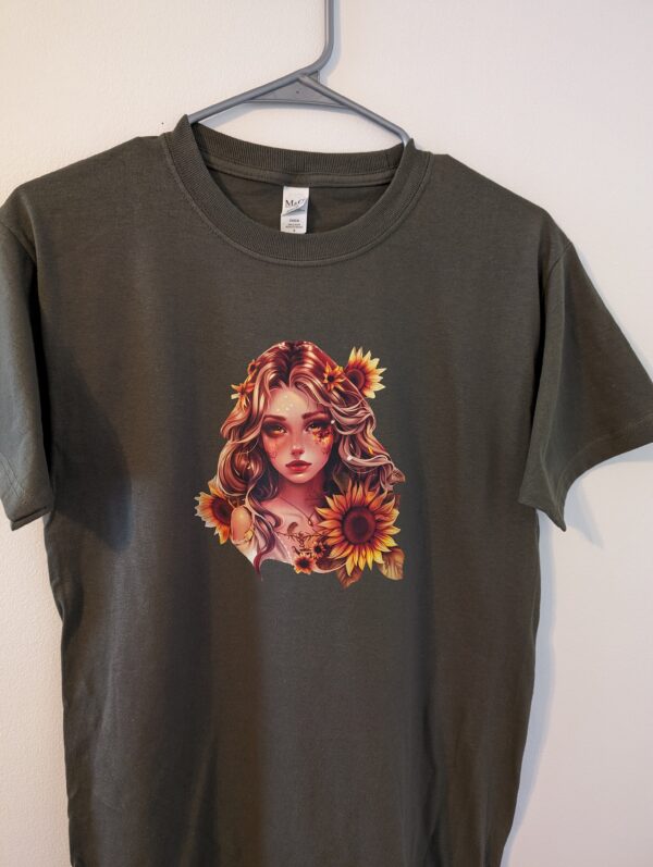 SunFlower Goddess t shirt