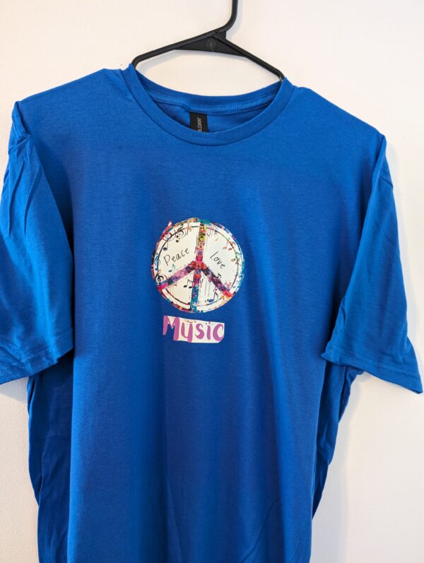 Peace Love Music t shirt