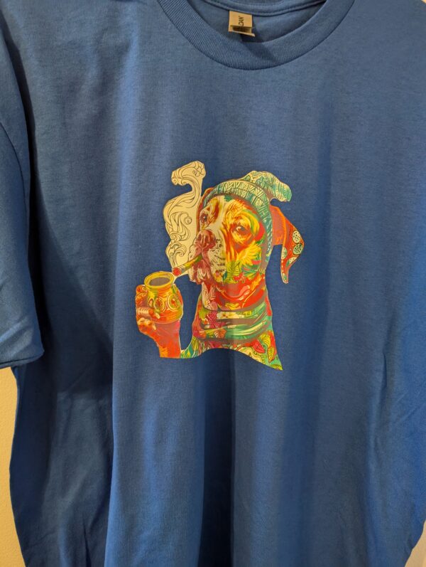 Dog Blazing t shirt