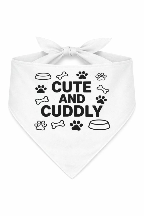 Cute And Cuddly  Dog Bandana