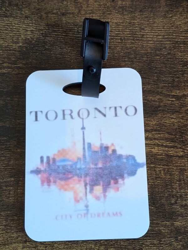 Toronto City Of Dreams Luggage Tag Customized
