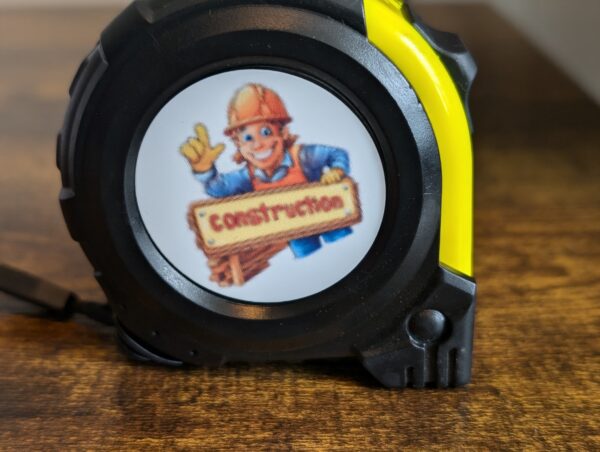 Tape Measure Custom Construction Man
