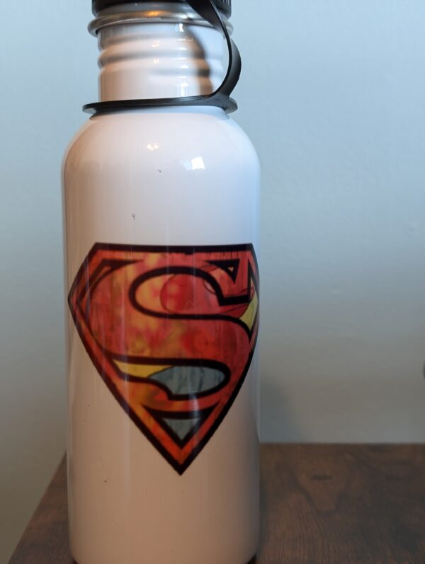 Super Hero Water Bottle  20 oz
