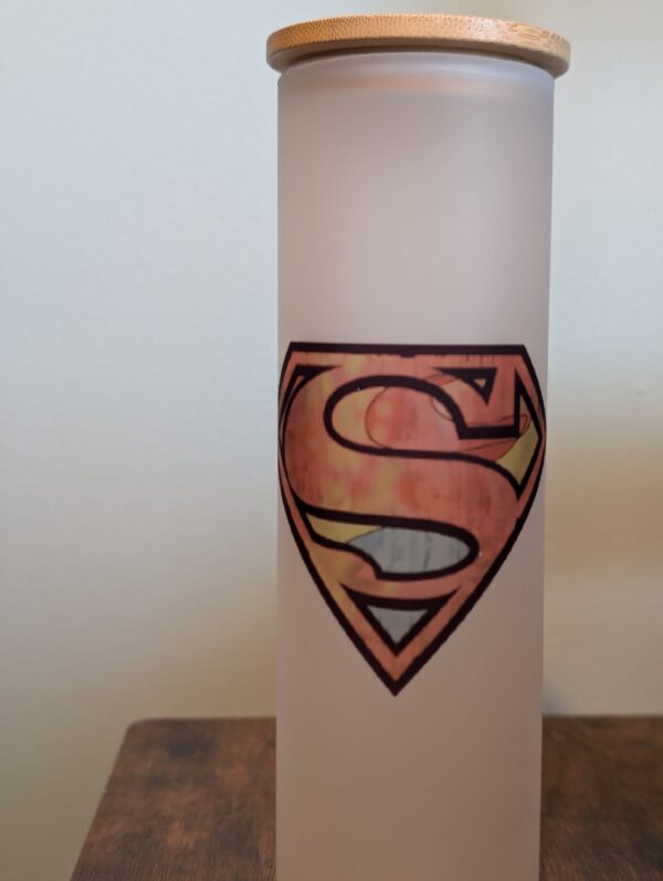 Super Hero Frosted Tumbler
