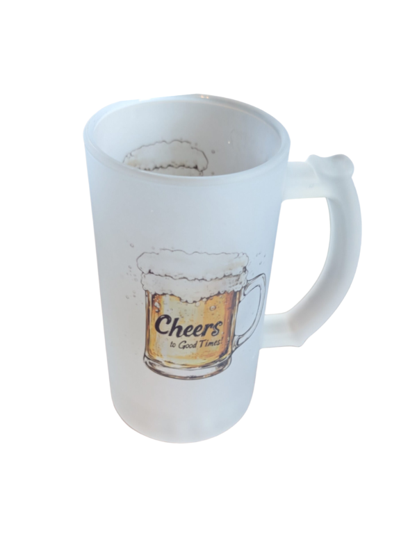 Cheers To Good Times Frosted Beer Mug 20 oz