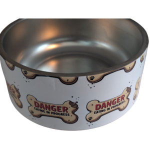 Custom Stainless Steel Dog Bowl Large