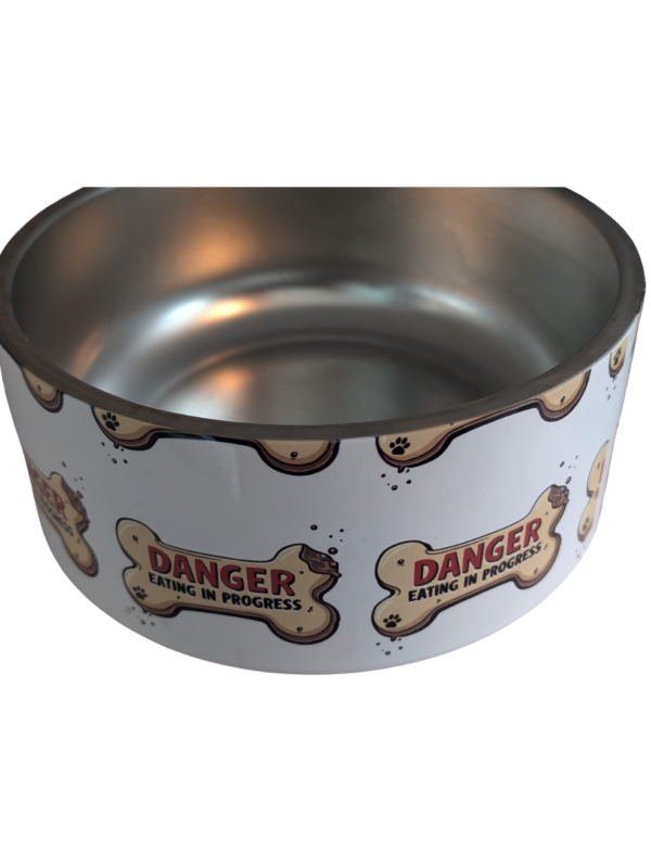 Custom Stainless Steel Dog Bowl Large