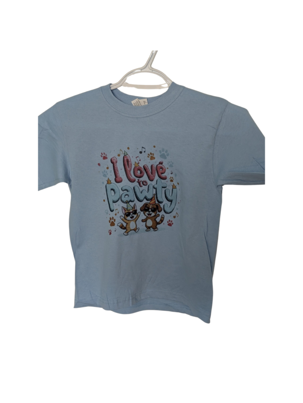 I Love To Pawty Toddler/Youth T Shirt