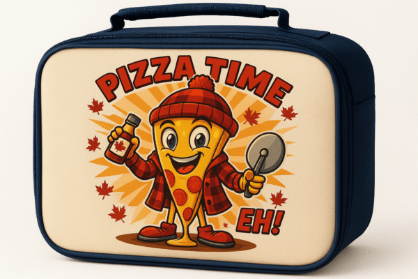 Pizza Time Eh Custom Insulated Lunch Bag