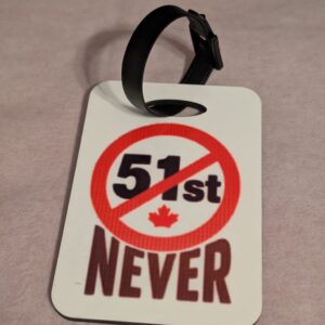 Never 51st  Luggage Tag Customized