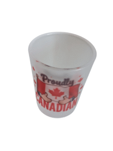 
Proudly Canadian Frosted Shot Glass 1.5 oz