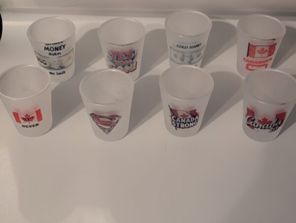 Custom Frosted Shot Glasses 1.5 oz