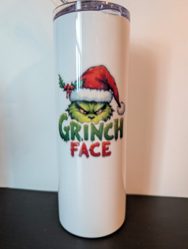 Grinch Face  20 oz Tumbler