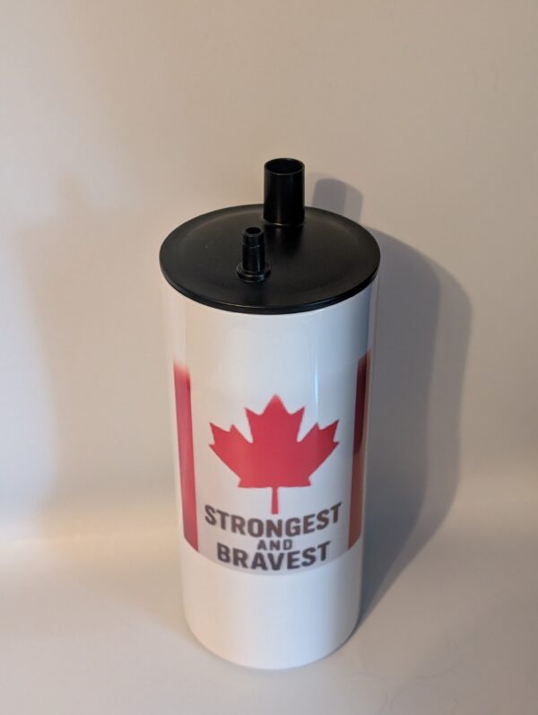 Canada Strongest And Bravest  20 oz Hookah Tumbler