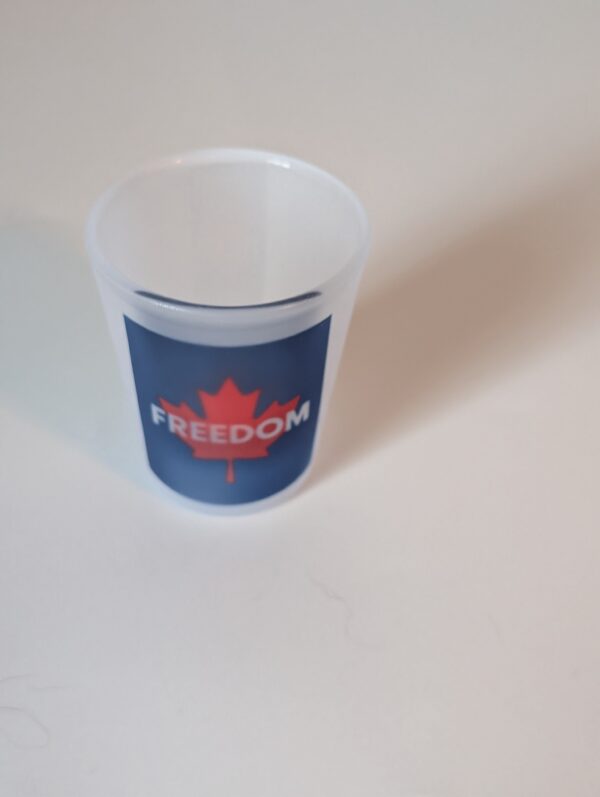 Canada Freedom  Shot Glass 1.5 oz