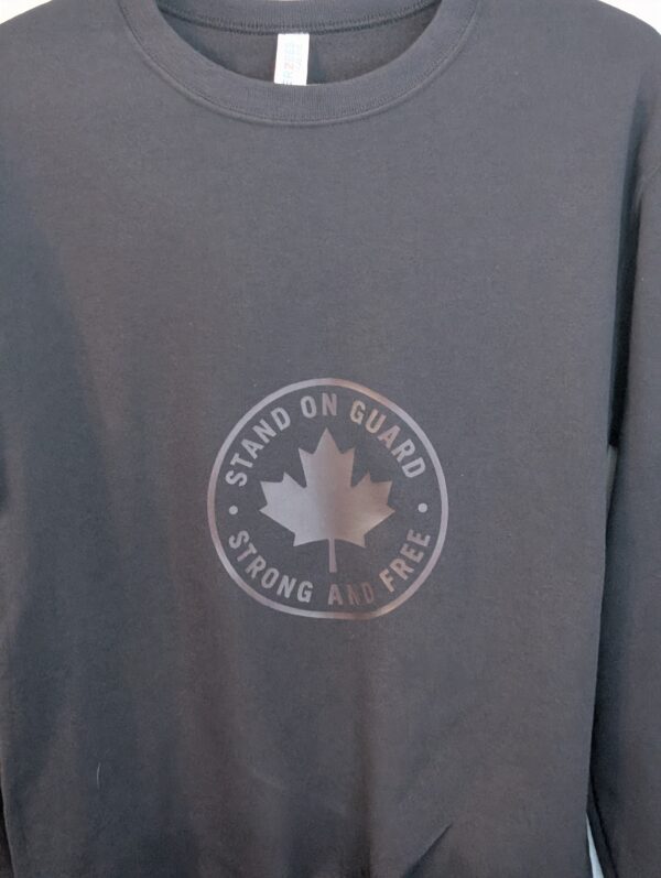 Canada Stand On Guard  Crew Neck Sweater