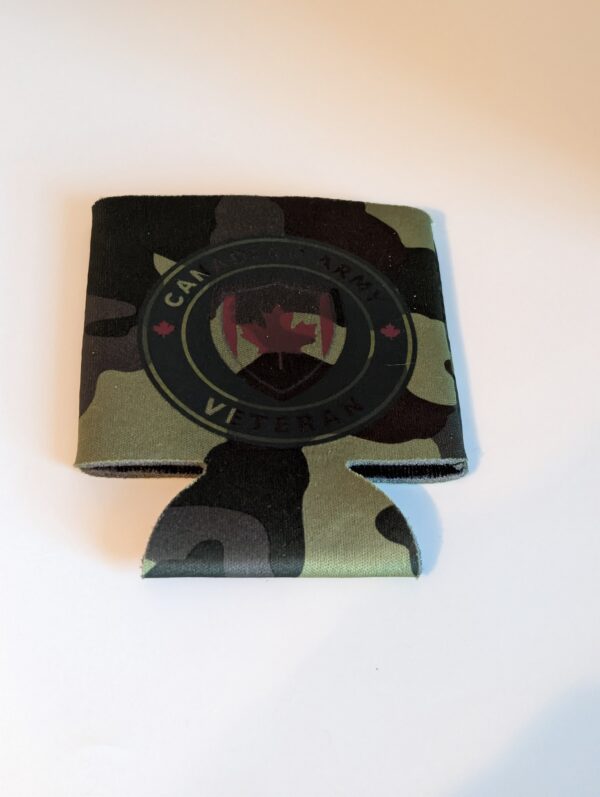 Canadian Army Veteran Camo Koozie