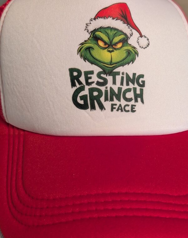 Resting Grinch Face  Trucker Hat