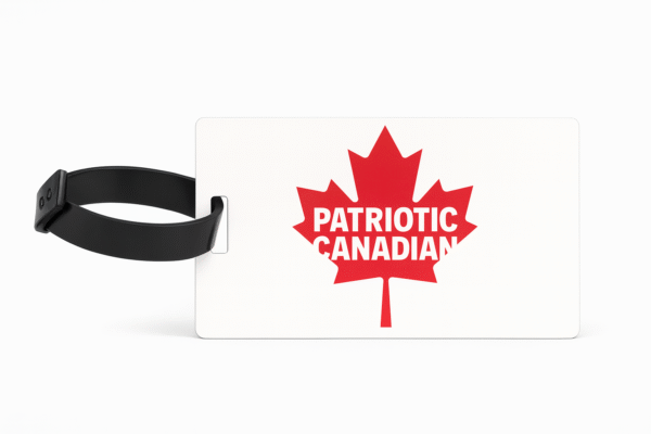 Patriotic Canadian  Luggage Tag