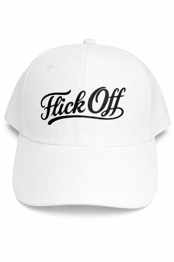 Flick Off Baseball Cap