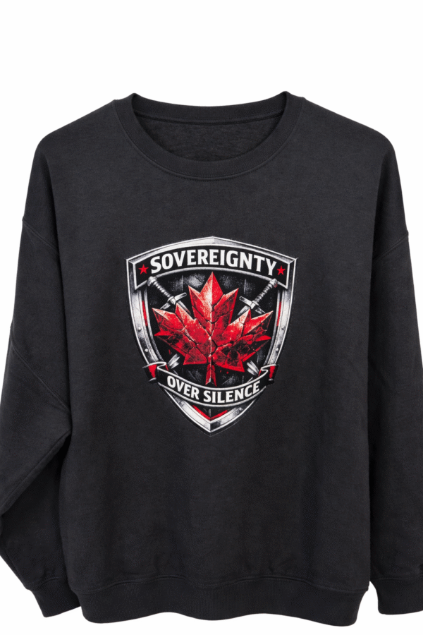 Sovereignty Over Silence   Crew Neck  Sweater