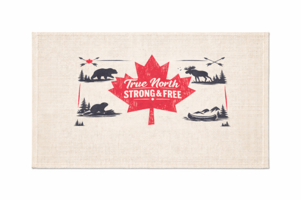 True North Strong And Free  Place Mat