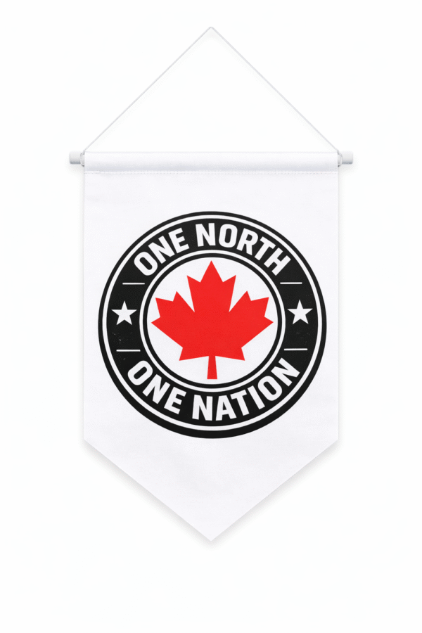 One North One Nation  Hanging  Banner Flag