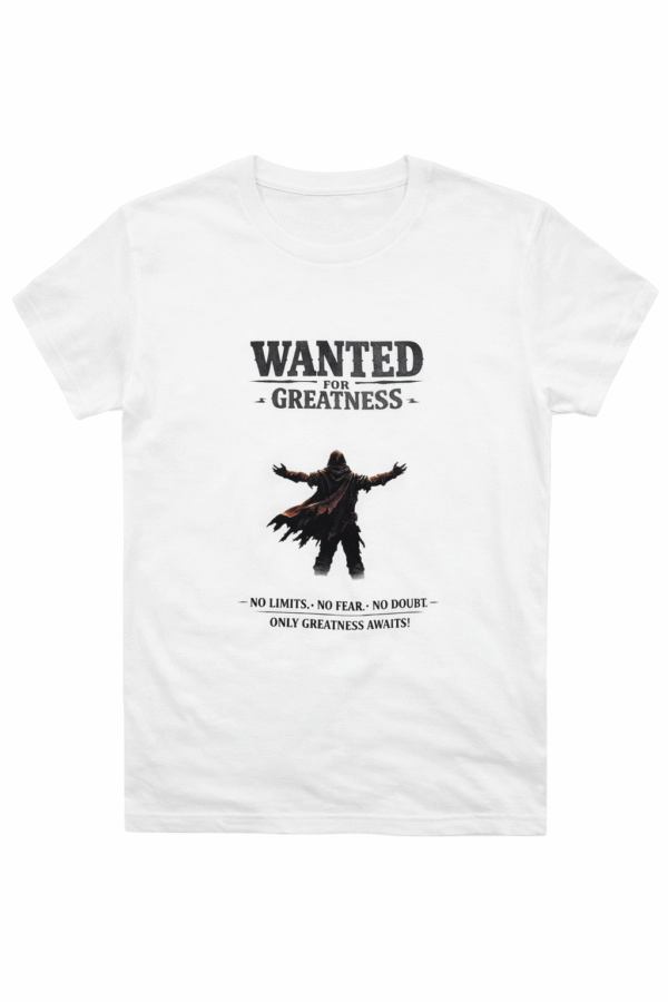 Wanted For Greatness   T Shirt