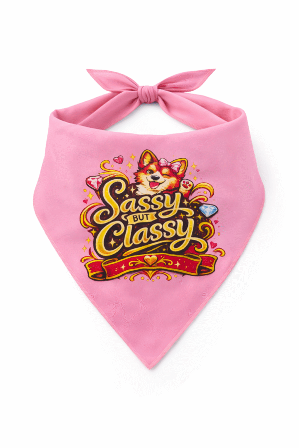Sassy But Classy  Dog Bandanna