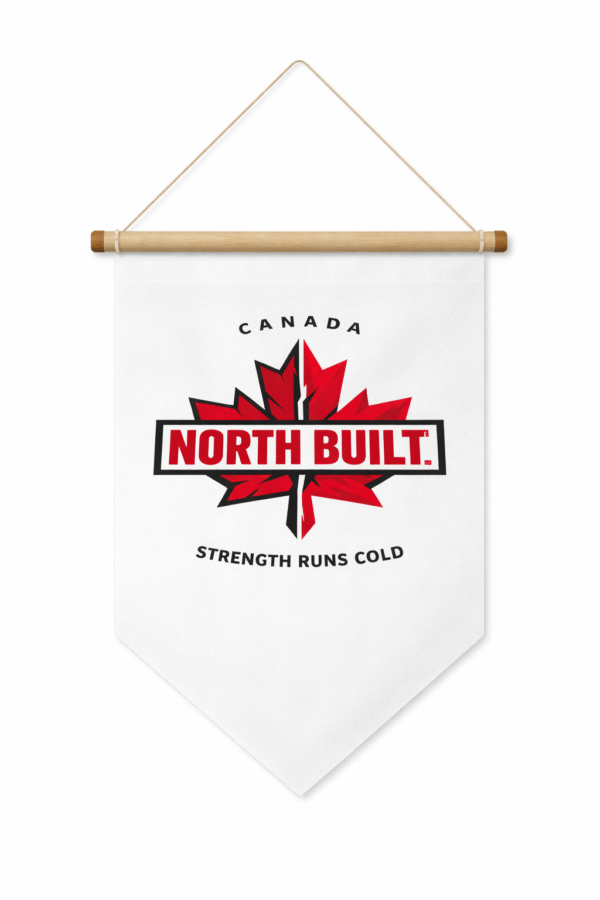 Canada North Built  Hanging  Banner Flag