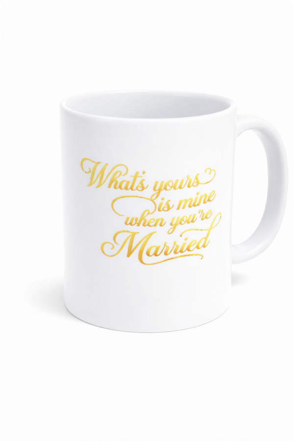 What's Yours Is Mine When Your Married  15 oz Mug