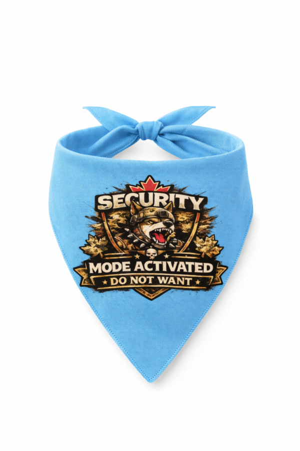 Security Mode Activated  Dog Bandana