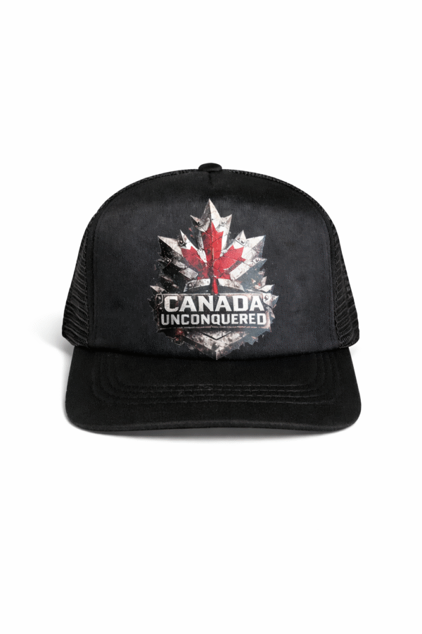 Canada Un Conquered Trucker Hat