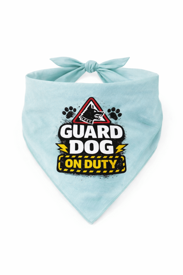 Guard Dog On Duty Dog Bandana