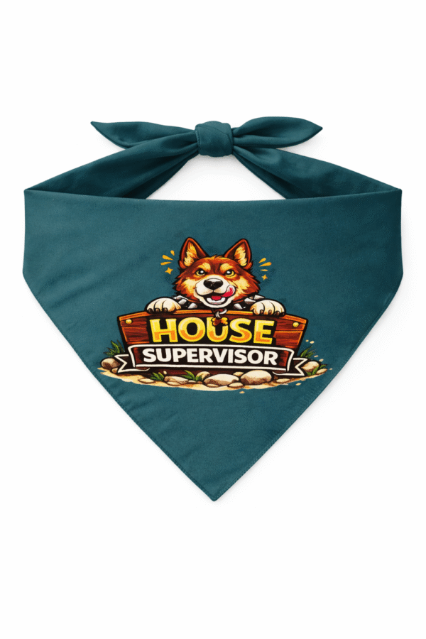 House Supervisor  Dog Bandana