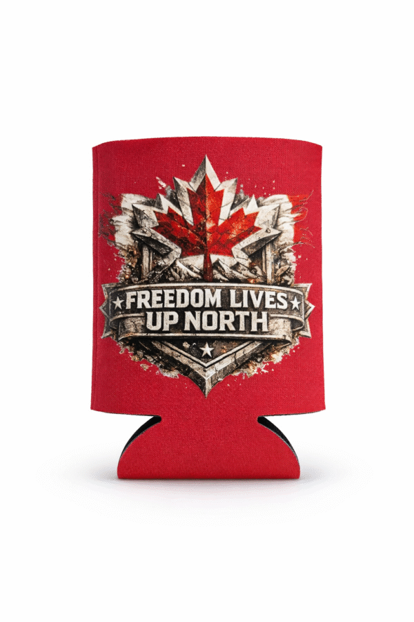 Freedom Lives Up North  Koozie