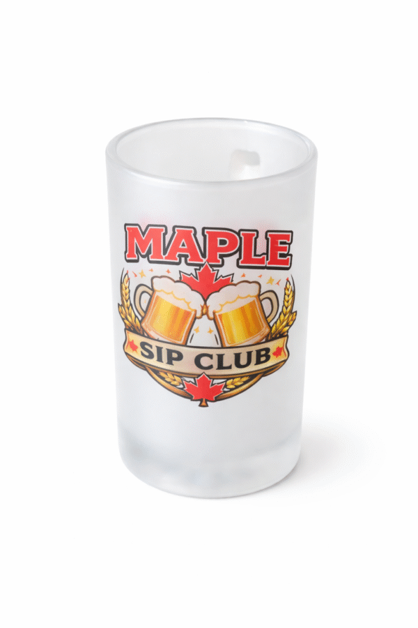 Maple Sip Club   Frosted Beer Mug 16oz