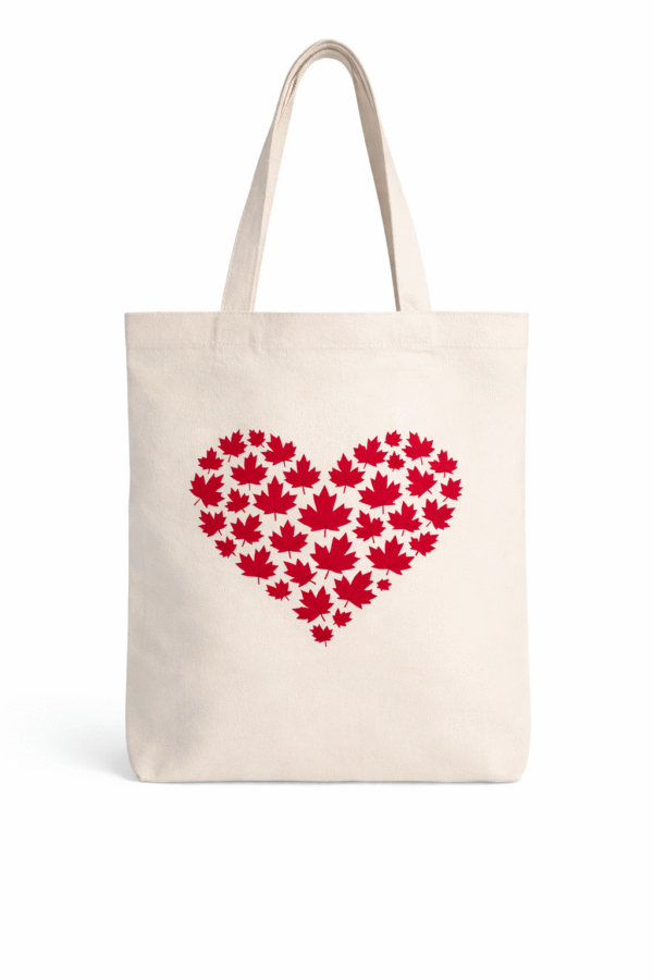 Maple Leaf Heart  Tote Bag