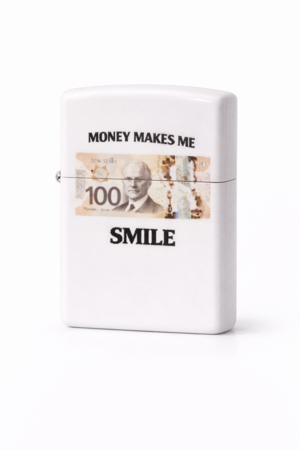 Money Makes Me Smile  Zippo Lighter