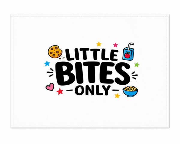 Little Bites Only  Kids Placemat