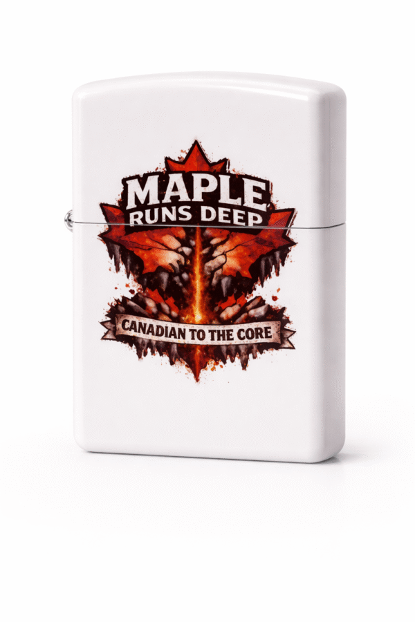Maple Runs Deep Canadian To The Core  Zippo Lighter
