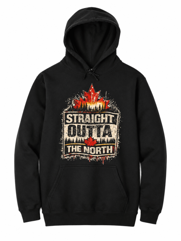 Straight Outta The North  Hooded Sweater