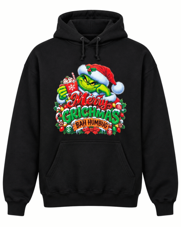 Merry Grinchmas Christmas  Hooded Sweater