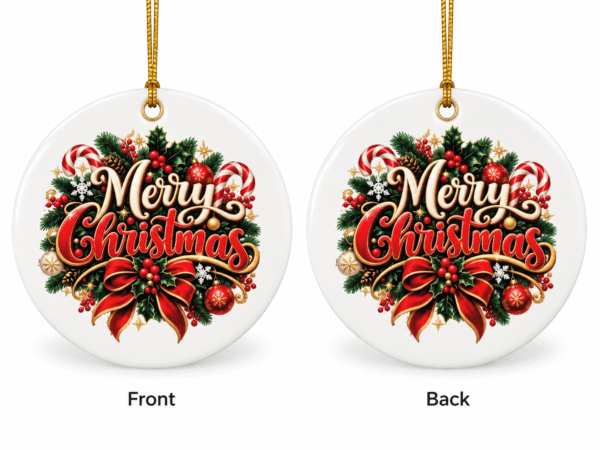 Merry Christmas  Christmas Ornament